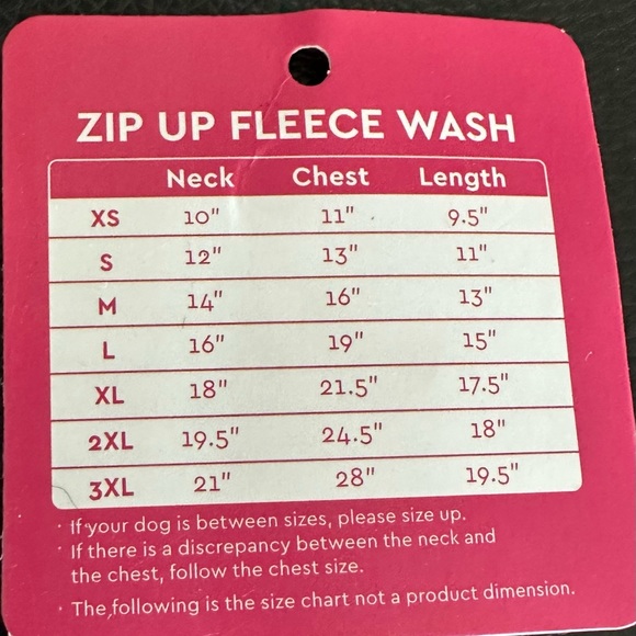 Gooby Zip Up Fleece - Pink - Size Large. - Picture 3 of 10